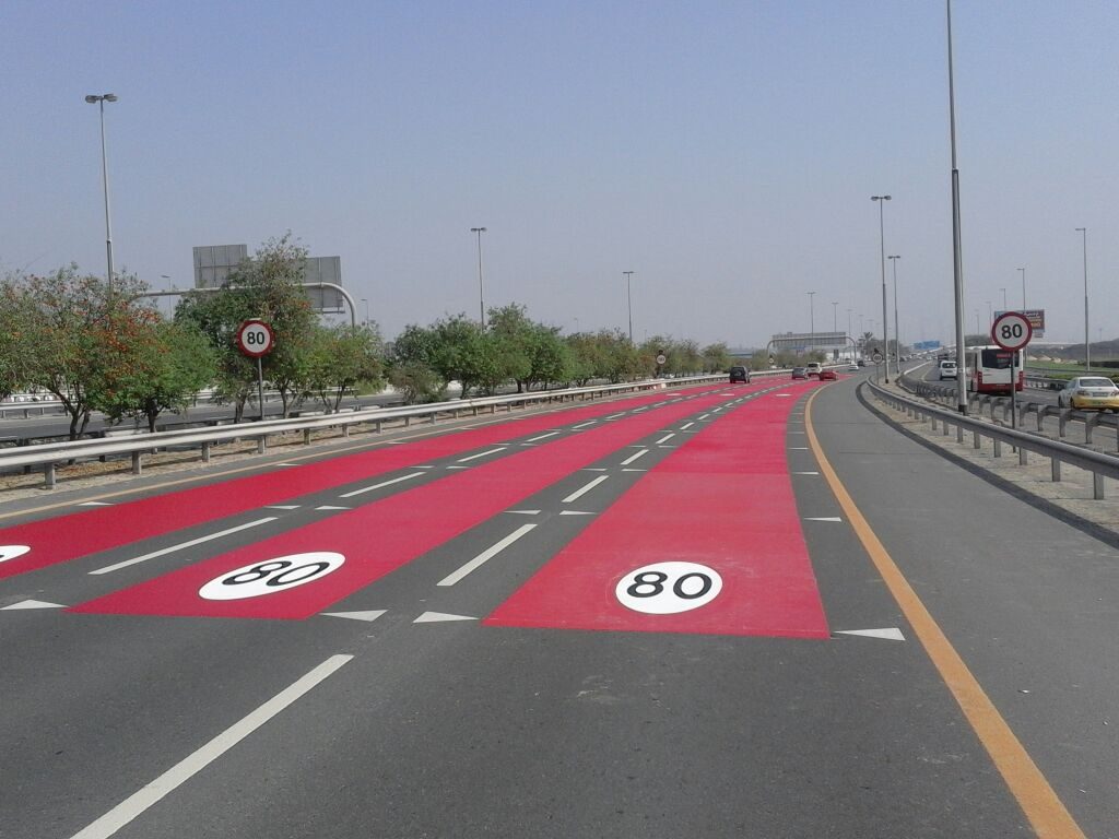 Dubai Evonik helps RTA complete road marking project Construction