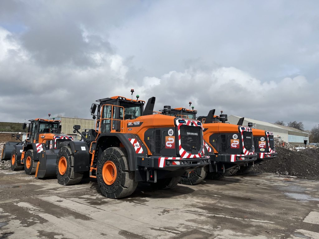 HeavyMovement Purchases Eight New Develon Wheel Loaders