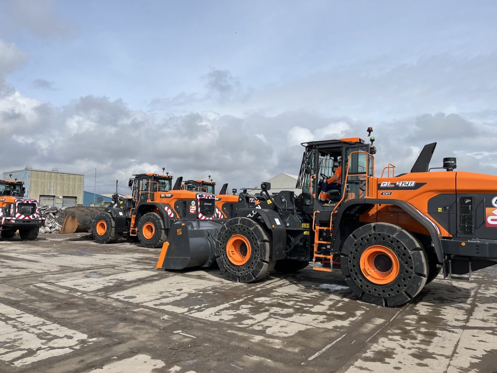 HeavyMovement Purchases Eight New Develon Wheel Loaders