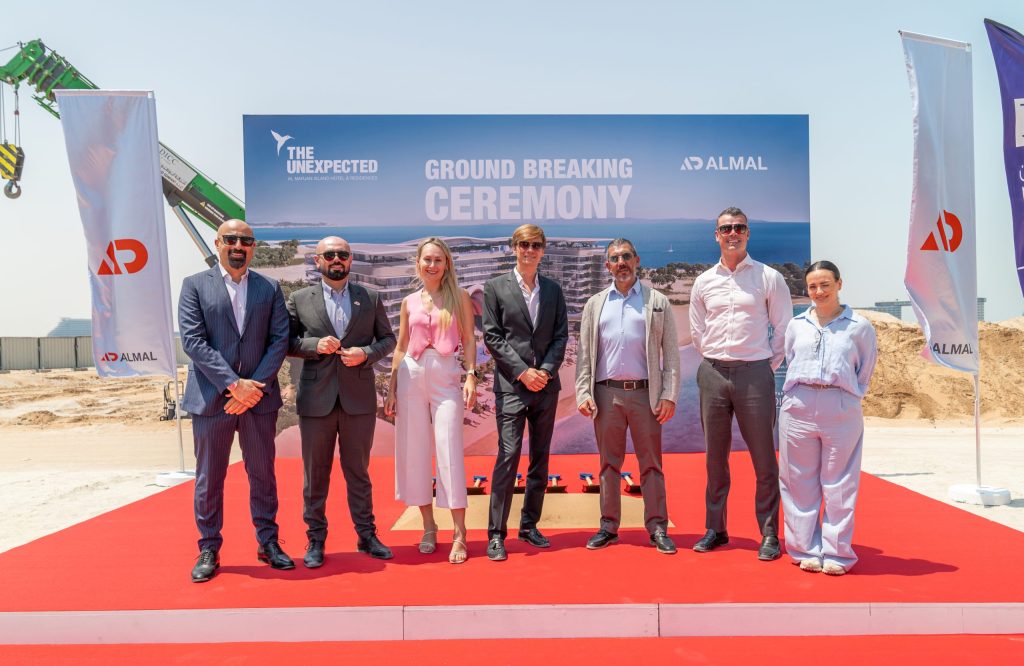 Almal Real Estate Development Breaks Ground For The Unexpected Hotel and Residences on Al Marjan Island