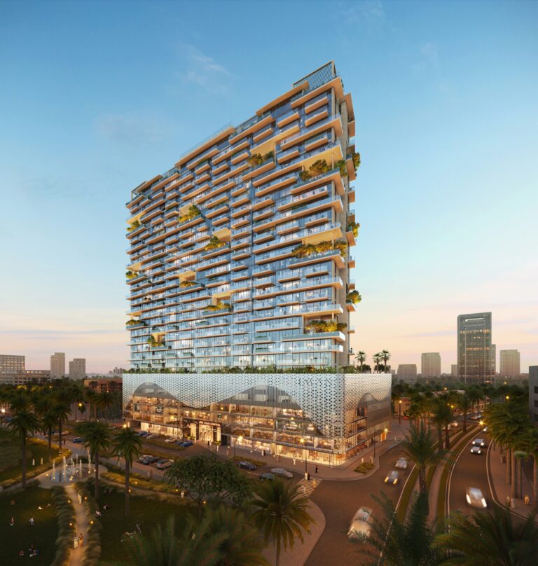 Exterior Render of One Park Central by Iman Developers