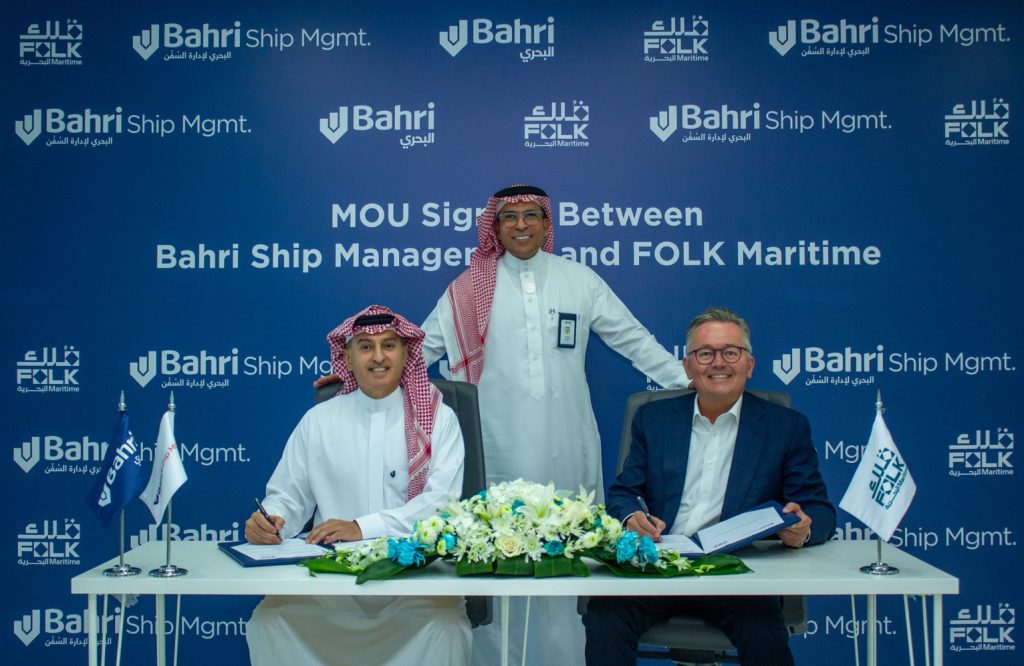 Folk Maritime Signs MoU With Bahri Ship Management 
