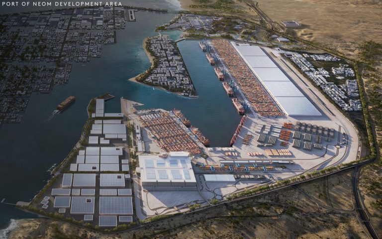 Port of NEOM development area in focus at Oxagon 2 1 2048x1281 1