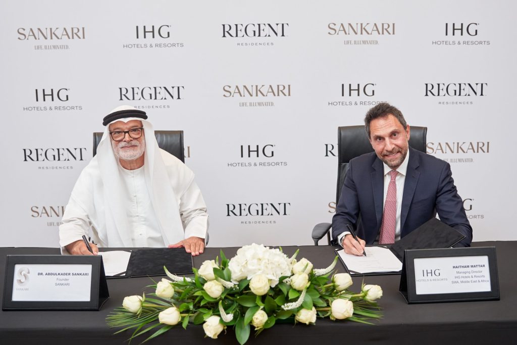 Sankari & IHG To Unveil World's First Luxury Standalone Regent Residences In Dubai