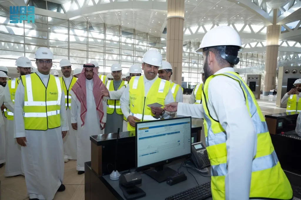 Minister Of Transport Inspects King Khalid International Airport