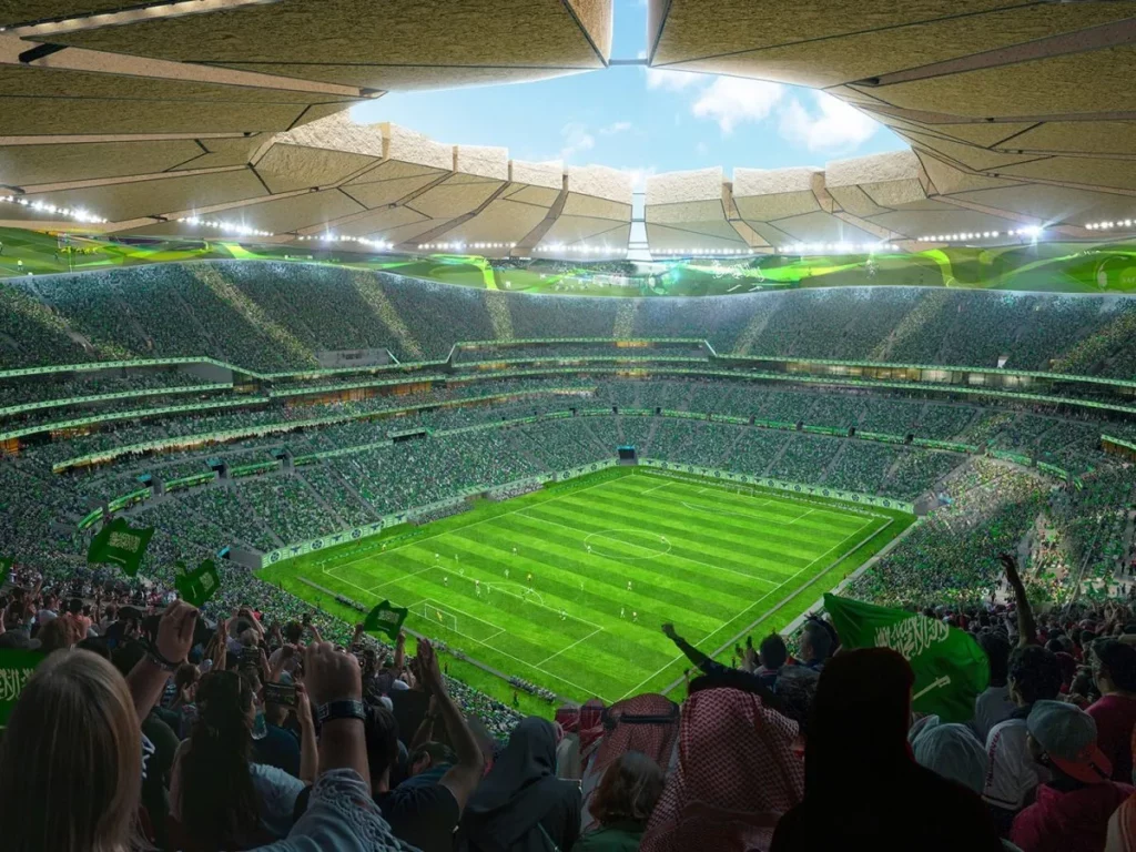 Built to FIFA standards, the stadium's compact seating ensures an intimate experience while accommodating Royals, VIPs, and general spectators. Its flexible design supports various events.